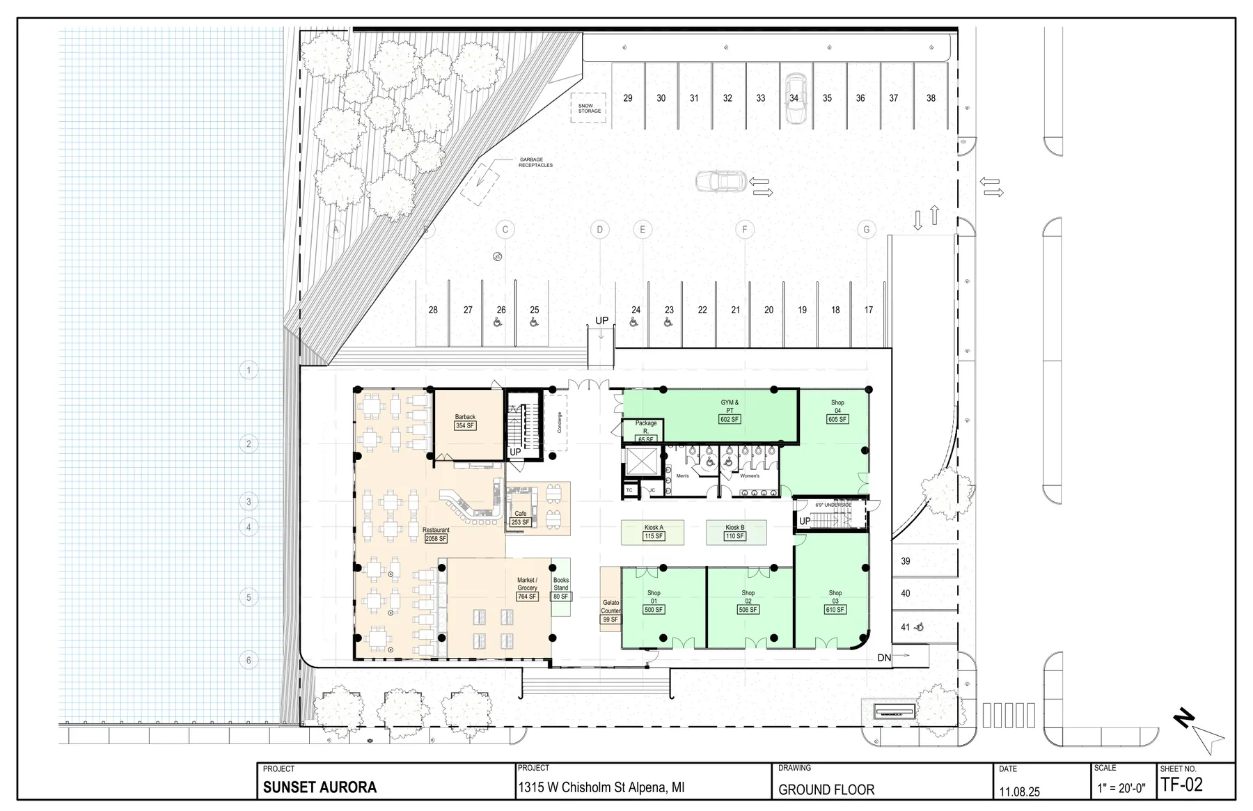 Sunset Aurora ground floor plan