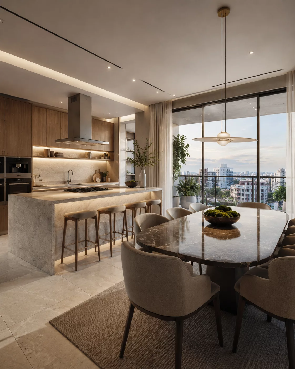 Arboleda Tower residential facade visualization