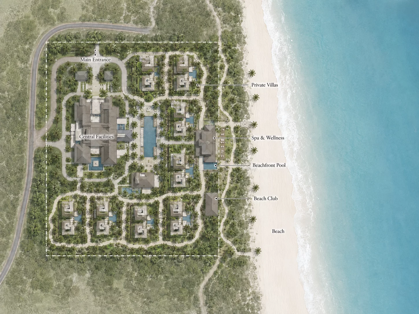 Palma Resort site plan in Punta Cana