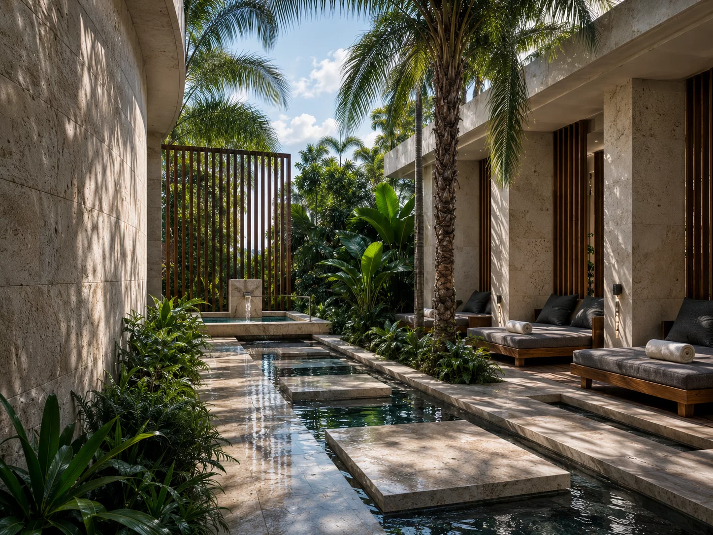 Palma Resort spa treatment area visualization